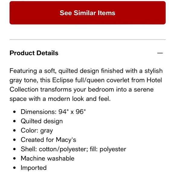 Like New Hotel Collection Eclipse Quilted Coverlet Blanket Bedspread Full Queen - Picture 13 of 17